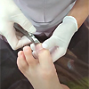 フットケアスクール（埼玉県 さいたま市）爪切りニッパーで爪を切る技術
